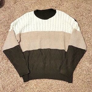Colorblock sweater
